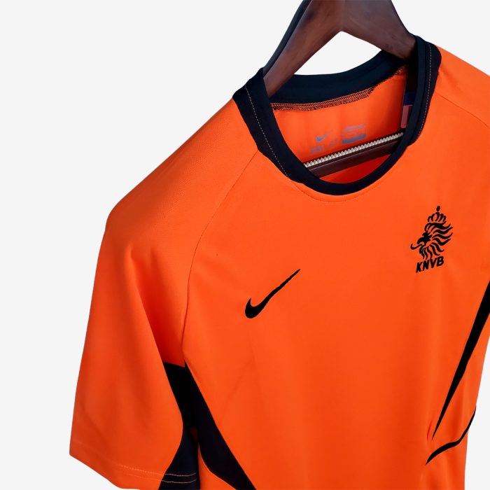 Netherlands 2002 Home Jersey – Retro Version - Image 5