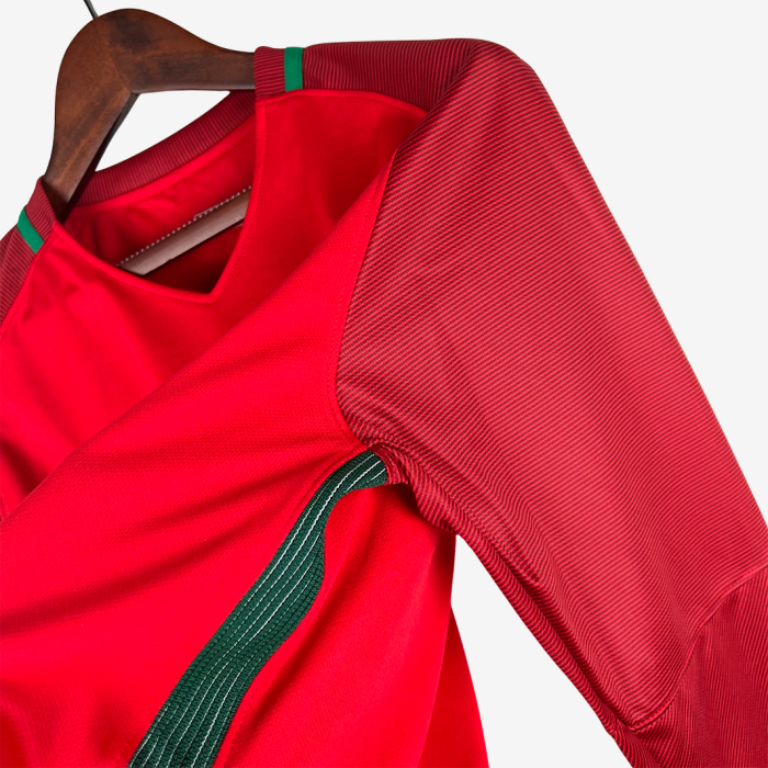 Portugal 2016 Home Jersey Long Sleeve – Retro Version - Image 5