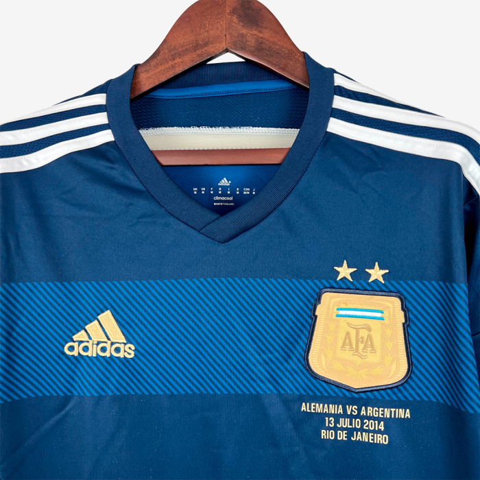 Argentina 2014 Away Jersey Long Sleeve – Retro Version - Image 5