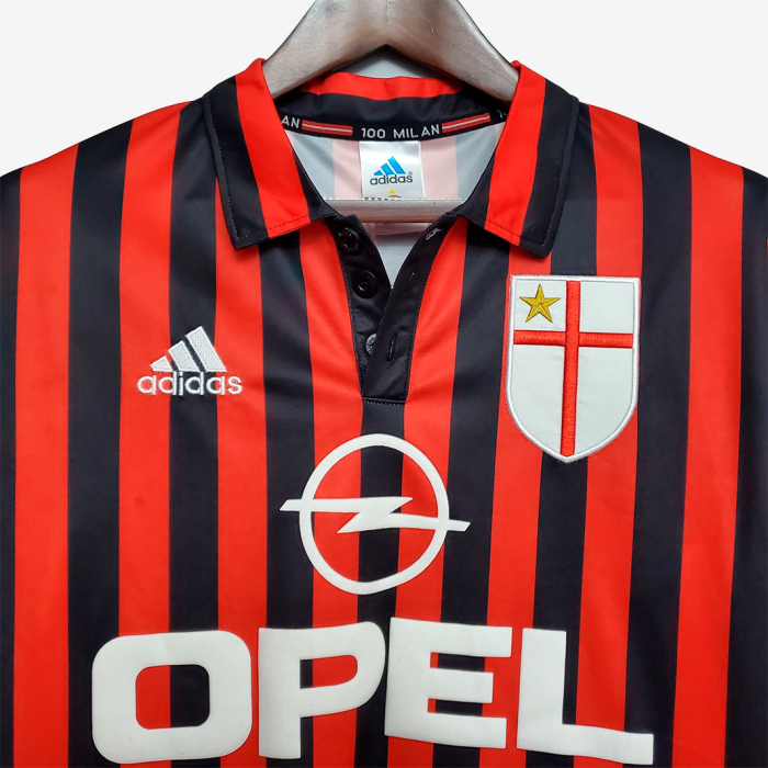 AC Milan 1999/00 Home Jersey - Retro Version - Image 5