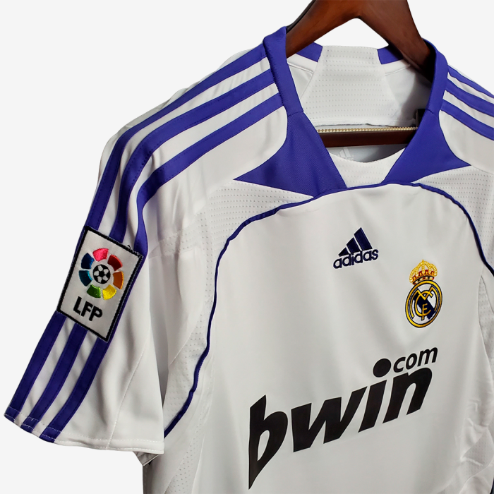 Real Madrid 2007/08 Home Jersey - Retro Version - Image 6