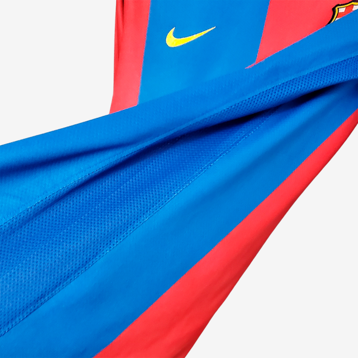 Barcelona 2006/07 Home Jersey Long Sleeve - Retro Version - Image 5