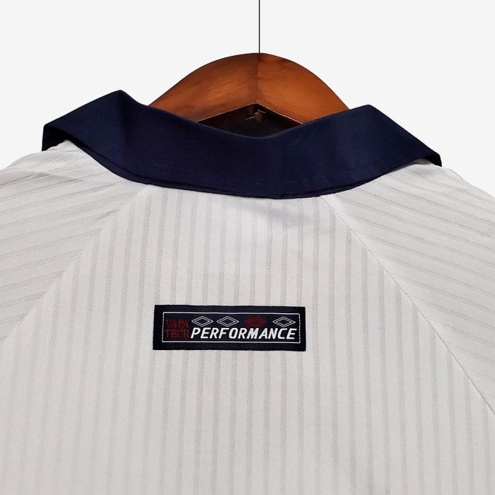 England 1998 Home Jersey Long Sleeve - Retro Version - Image 6