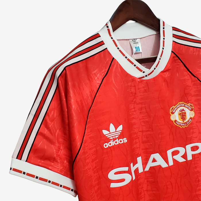 Manchester United 1990/92 Home Jersey - Retro Version - Image 6