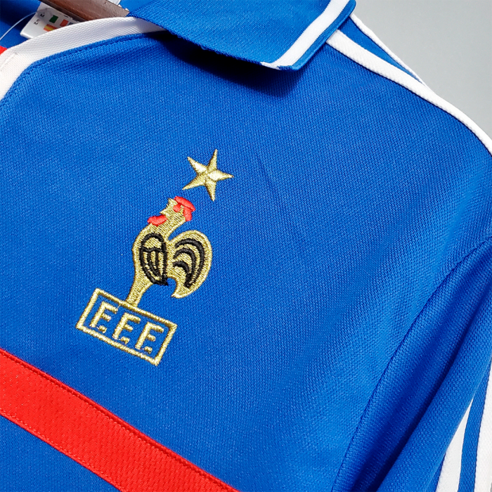France 2000 Home Jersey - Retro Version - Image 6