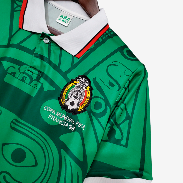 Mexico 1998 Home Jersey - Retro Version - Image 6