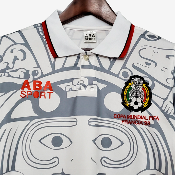 Mexico 1998 Away Jersey - Retro Version - Image 6