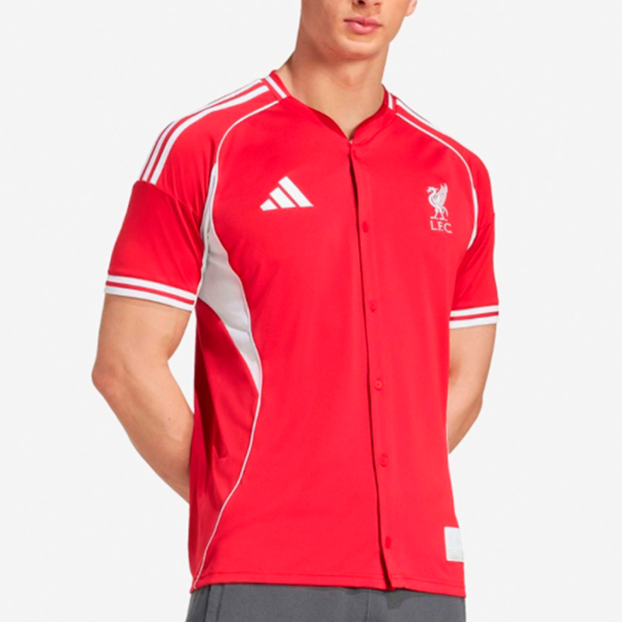 Liverpool 2025/26 US Baseball Jersey – Fan Version - Image 4