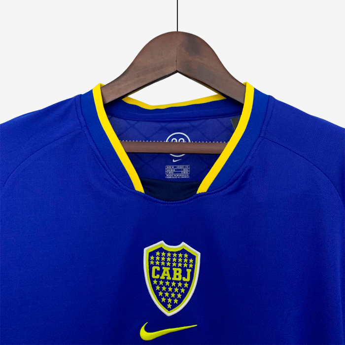 Boca Juniors 2002/03 Home Jersey - Retro Version) - Image 7