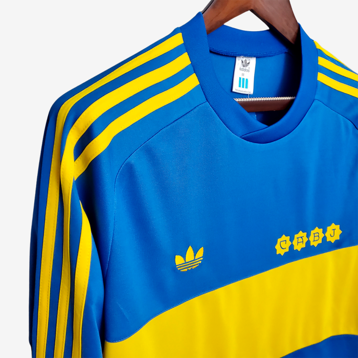 Boca Juniors 1981/82 Home Jersey Long Sleeve - Retro Version - Image 8