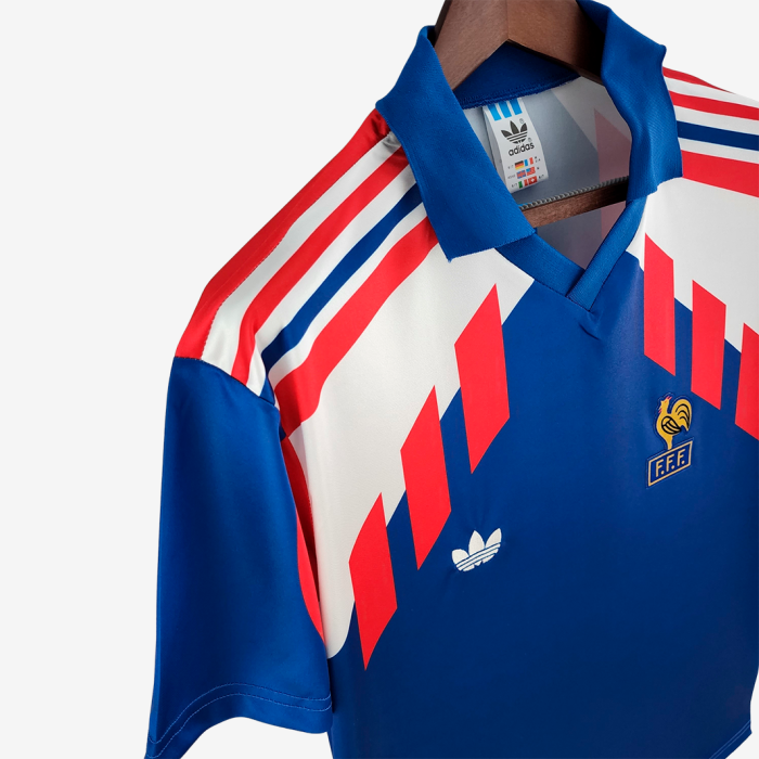 France 1988/90 Home Jersey – Retro Version - Image 5