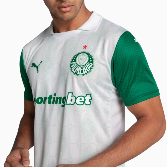 Palmeiras 2025/26 Away Jersey – Player Version - Image 4