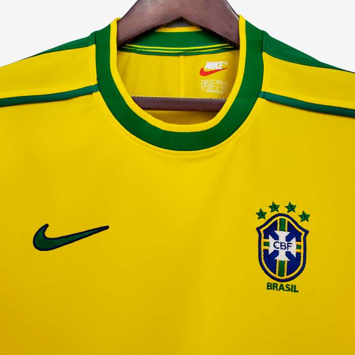 Brazil 1998 Home Jersey – Retro Version - Image 6