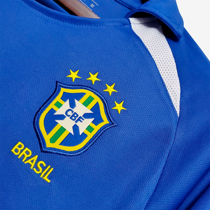 Brazil 2002 Away Jersey – Retro Version - Image 6