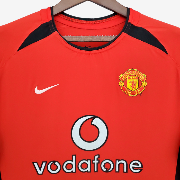 Manchester United 2002/04 Home Jersey Long Sleeve – Retro Version - Image 6