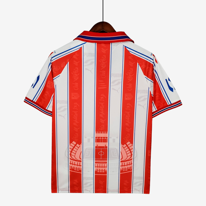 Atletico Madrid 1996/97 Home Jersey – Retro Version - Image 6