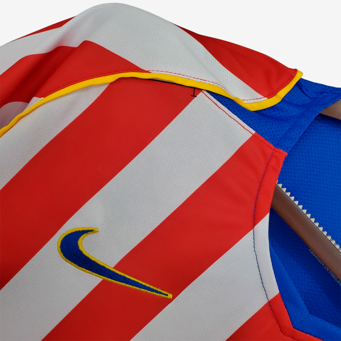 Atletico Madrid 2004/05 Home Jersey – Retro Version - Image 6
