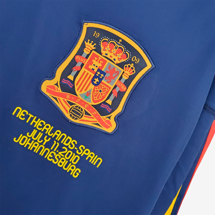 Spain 2010 Away Jersey Long Sleeve – Retro Version - Image 6