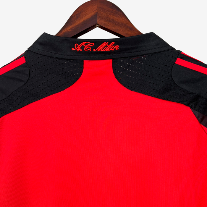 AC Milan 2007/08 Home Jersey Long Sleeve – Retro Version - Image 6
