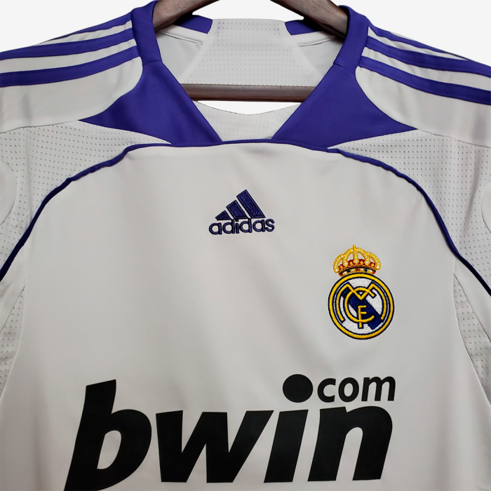 Real Madrid 2007/08 Home Jersey - Retro Version - Image 7