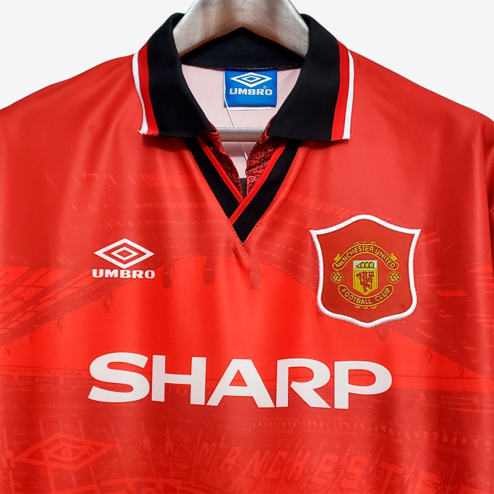 Manchester United 1994/96 Home Jersey - Retro Version - Image 8