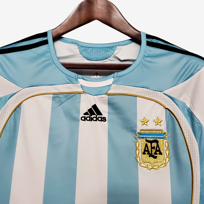 Argentina 2006 Home Jersey - Retro Version - Image 7