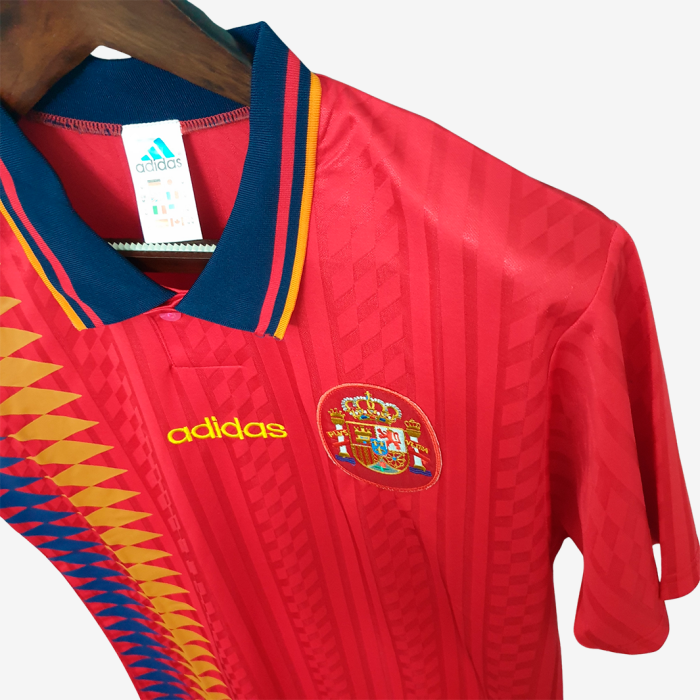 Spain 1994 Home Jersey - Retro Version - Image 7