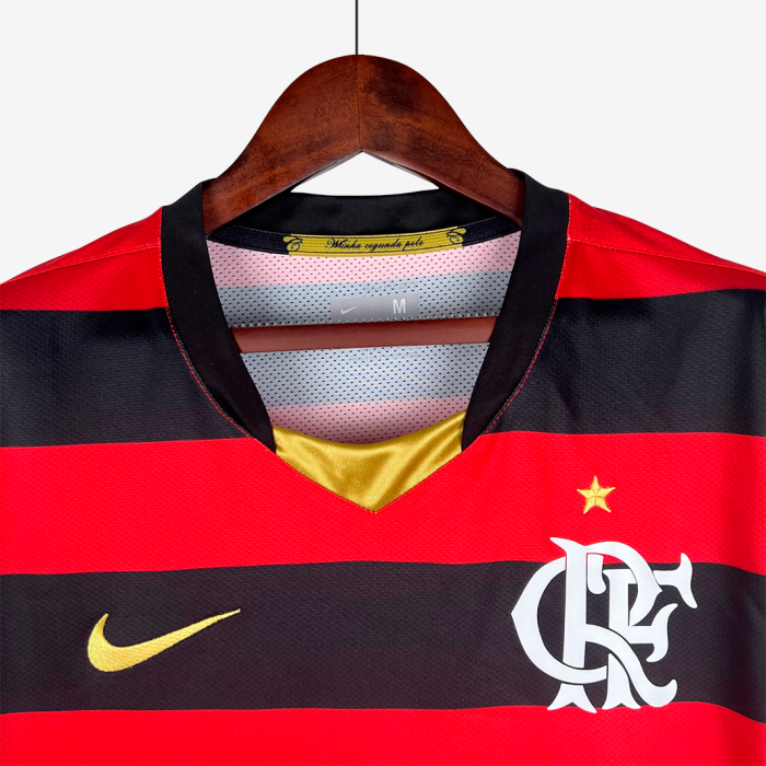 Flamengo 2008/09 Home Jersey Long Sleeve - Retro Version - Image 2