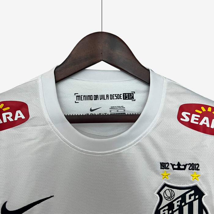 Santos 2011/12 Home Jersey Long Sleeve - Retro Version - Image 2