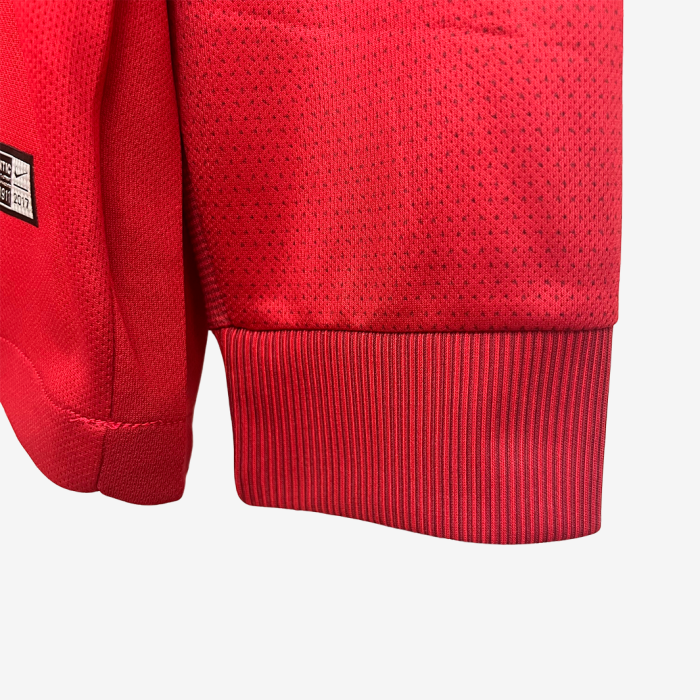 AS Roma 2017/18 Home Jersey Long Sleeve - Retro Version - Image 2