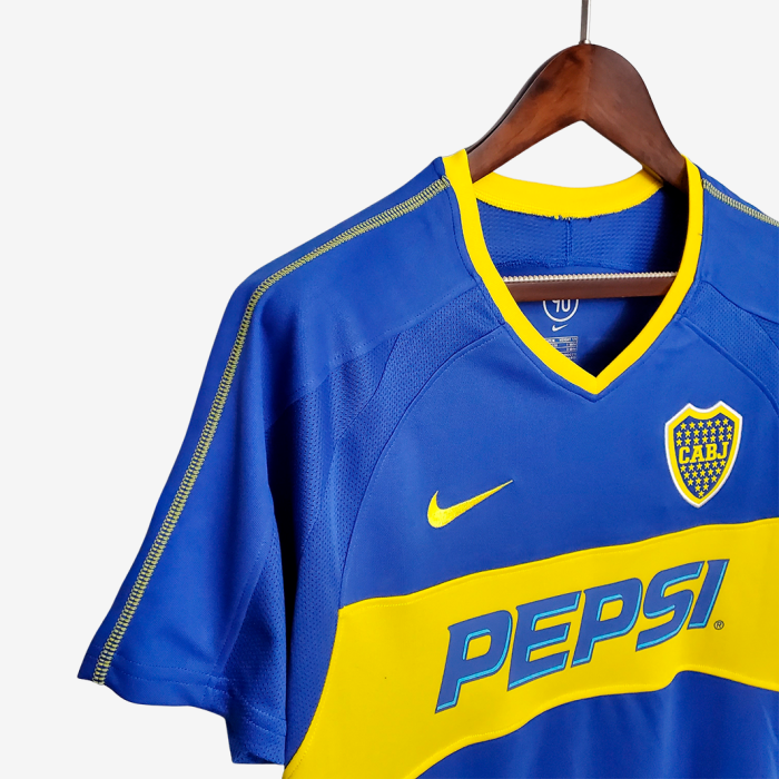 Boca Juniors 2003/04 Home Jersey - Retro Version - Image 7
