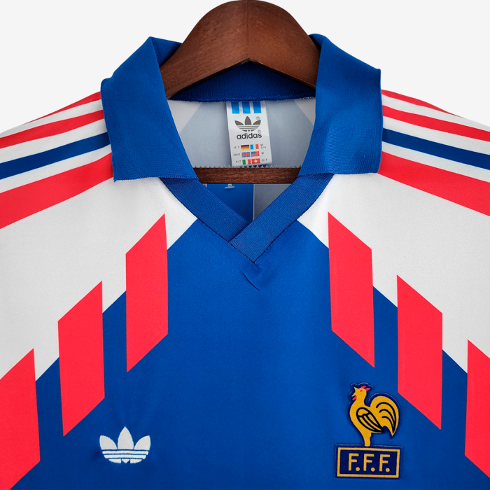 France 1988/90 Home Jersey – Retro Version - Image 6