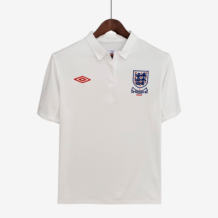 England 2010 Home Jersey – Retro Version - Image 1