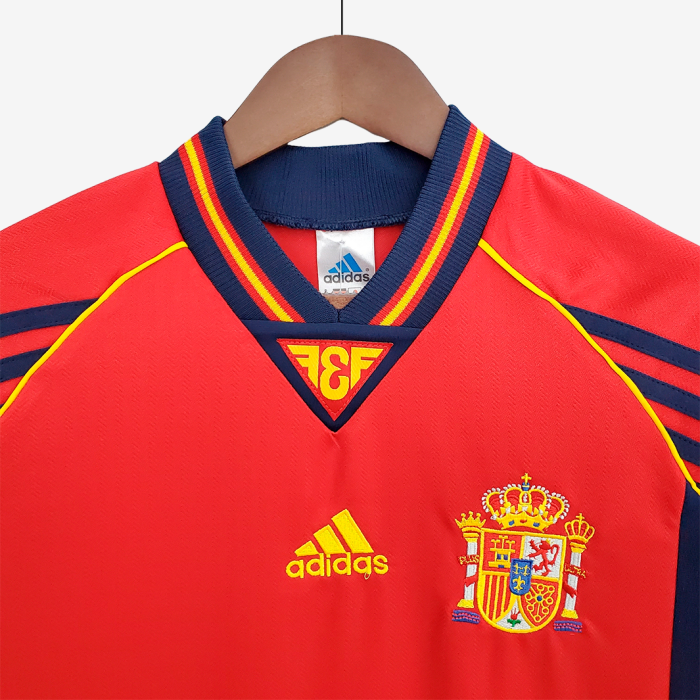 Spain 1998 Home Jersey – Retro Version - Image 7
