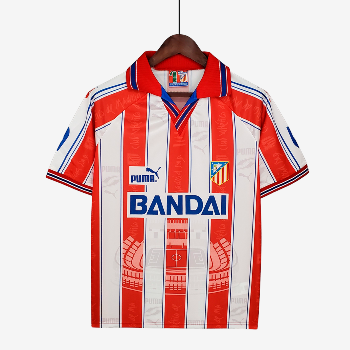 Atletico Madrid 1996/97 Home Jersey – Retro Version - Image 1