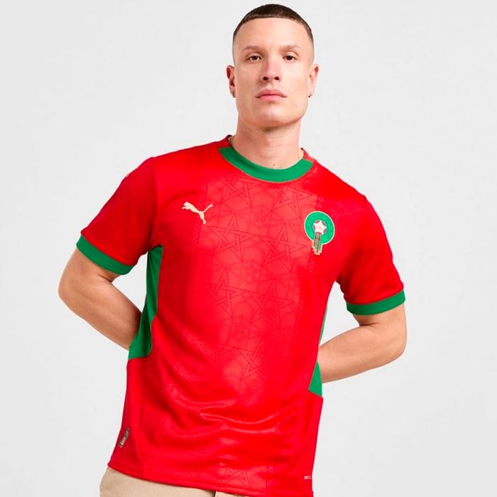 Morocco 2025 Home Jersey - Fan Version - Image 1