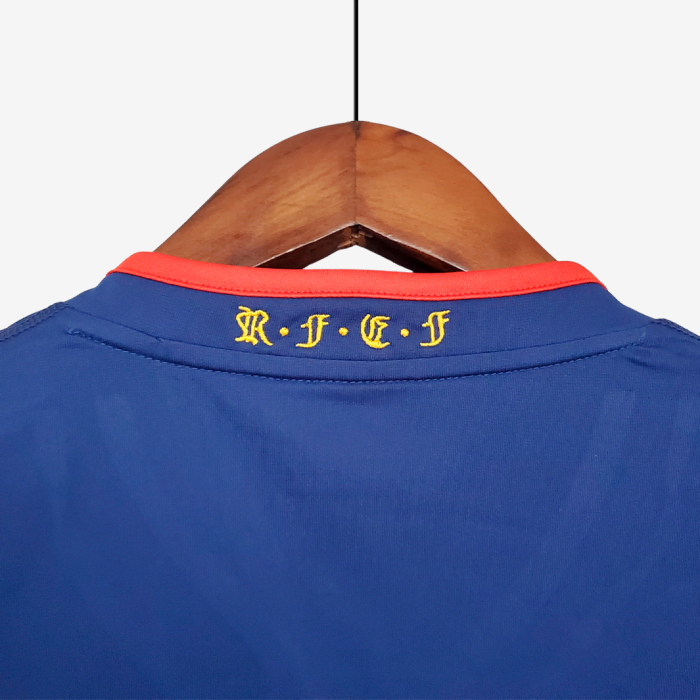 Spain 2010 Away Jersey Long Sleeve – Retro Version - Image 7