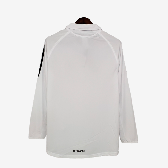 Real Madrid 2005/06 Home Jersey Long Sleeve – Retro Version - Image 7