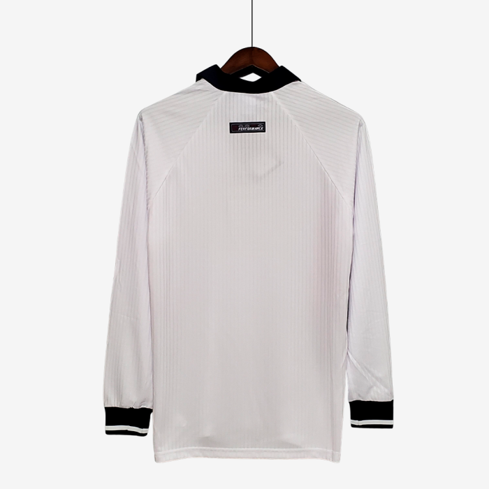 England 1998 Home Jersey Long Sleeve - Retro Version - Image 8