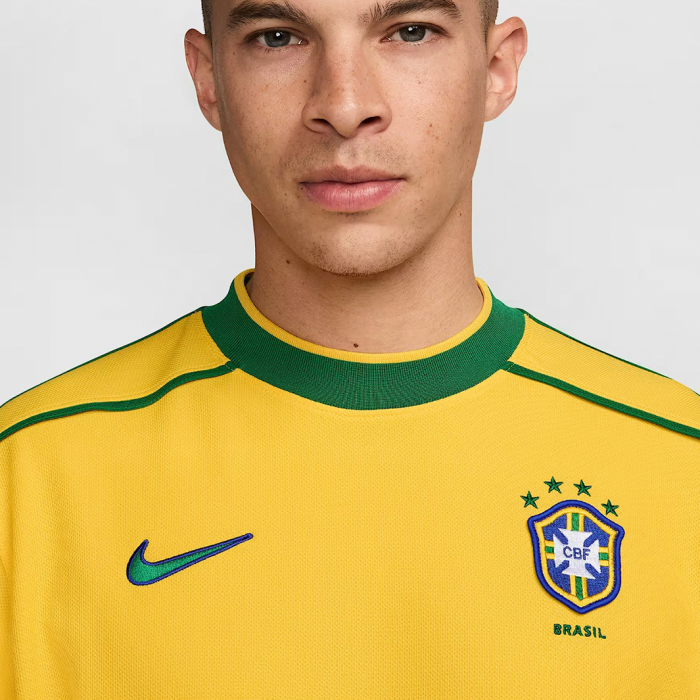 Brazil 1998 Home Jersey Reissue - Fan Version - Image 3