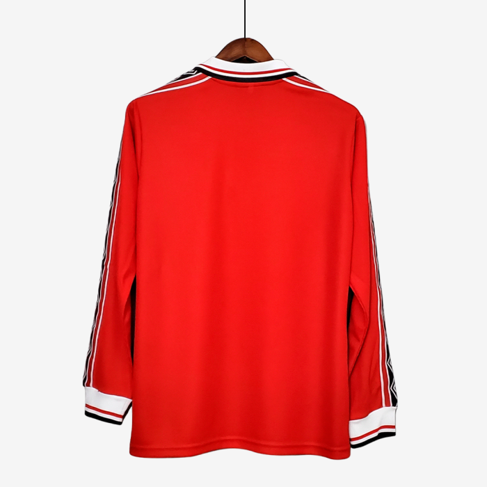 Manchester United 1998/99 Home Jersey Long Sleeve - Retro Version - Image 8