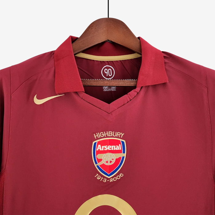 Arsenal 2005/06 Away Jersey Long Sleeve – Retro Version - Image 7