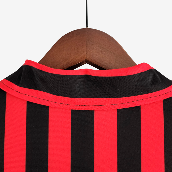 AC Milan 1999/00 Home Jersey Long Sleeve – Retro Version - Image 7