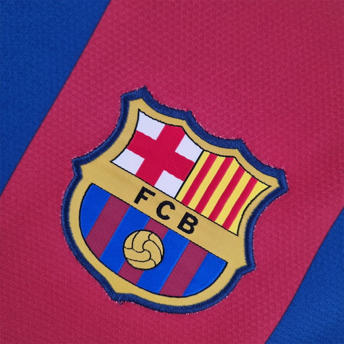 Barcelona 2010/11 Home Jersey Long Sleeve – Retro Version - Image 7