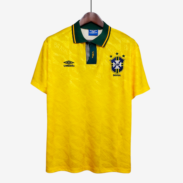 Brazil 1991/93 Home Jersey – Retro Version - Image 1