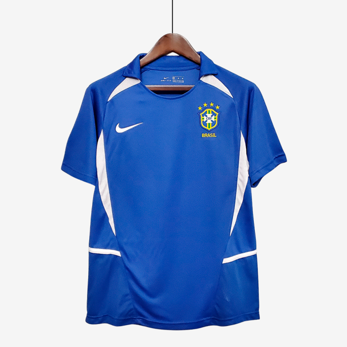 Brazil 2002 Away Jersey – Retro Version - Image 1