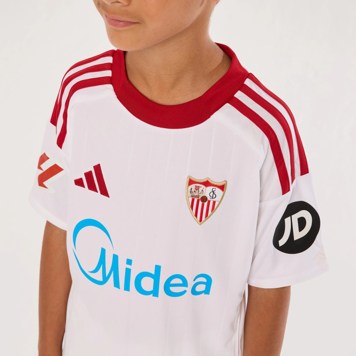 Sevilla 2025/26 Home – Kit Kids - Image 2