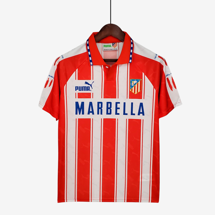 Atletico Madrid 1994/95 Home Jersey – Retro Version - Image 1