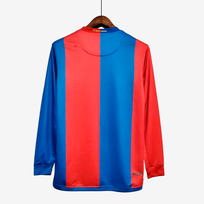 Barcelona 2006/07 Home Jersey Long Sleeve - Retro Version - Image 8
