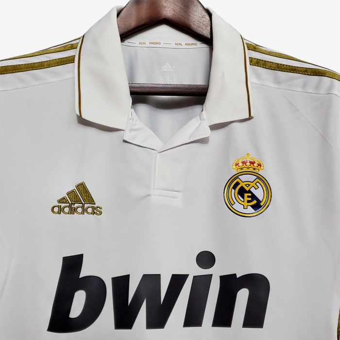 Real Madrid 2011/12 Home Jersey Long Sleeve - Retro Version - Image 8